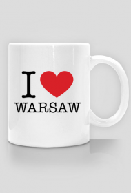 I love Warsaw Kocham Warszawę kubek