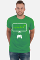 Gracz Gamepad Geek Gamer