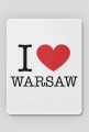 I love Warsaw Kocham Warszawę podkładka pod myszkę