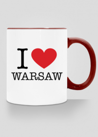 I love Warsaw Kocham Warszawę eco kubek