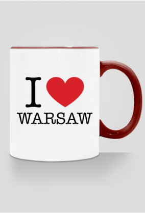 I love Warsaw Kocham Warszawę eco kubek
