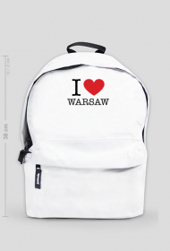 I love Warsaw Kocham Warszawę plecak mały