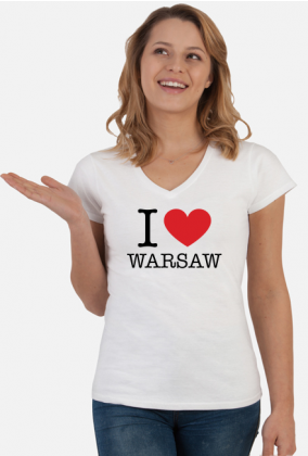 I love Warsaw Kocham Warszawę ubrania t-shirt damski