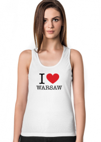 I love Warsaw Kocham Warszawę top