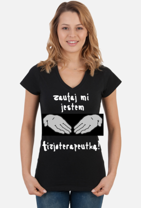 Zaufaj mi bluzka dłoń B/W