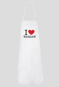 I love Warsaw Kocham Warszawę fartuch kuchenny