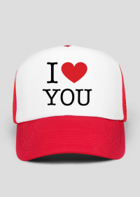 I love You Kocham Cię czapka z daszkiem z nadrukiem