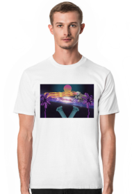 Space dogo - Vaporwave style