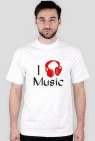Koszulka-I love Music2