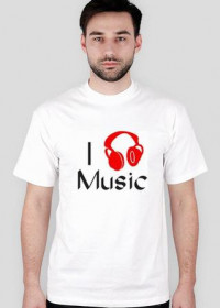 Koszulka-I love Music2