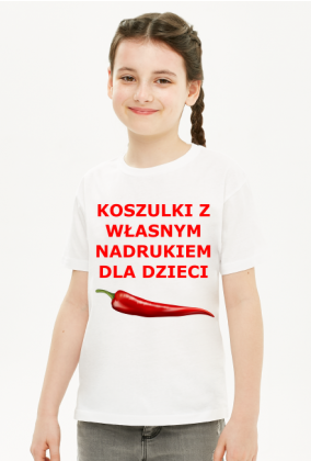 Koszulki z własnym nadrukiem dla dzieci