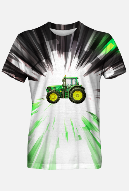Koszulka dla rolnika - John Deere fullprint 2