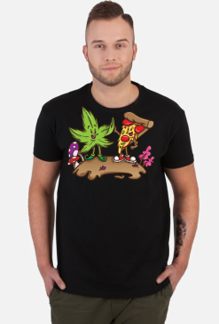 Pizza liść konopi pomysł na prezent