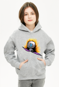 BoboArt bluza z kapturem dziecięca damska
