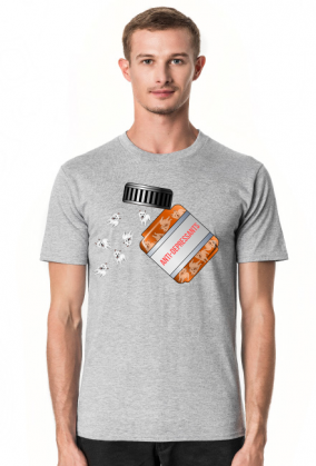 Męska Koszulka Westie Antydepresanty West Highland White Terrier