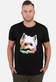 Męska Koszulka Westie Hug Me West Highland White Terrier