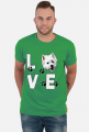 Męska Koszulka I love Westie West Highland White Terrier