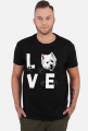 Męska Koszulka I love Westie West Highland White Terrier