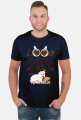 Męska Koszulka I love Coffee and my Westie West Highland White Terrier