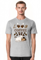 Męska Koszulka I love Coffee and my Westie West Highland White Terrier