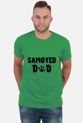 Koszulka męska Samoyed DAD