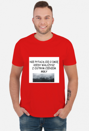 Ostry cień mgły koszulka