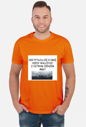 Ostry cień mgły koszulka