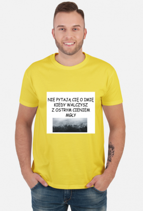 Ostry cień mgły koszulka