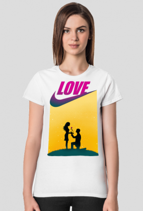 Koszulka damska Love Nike