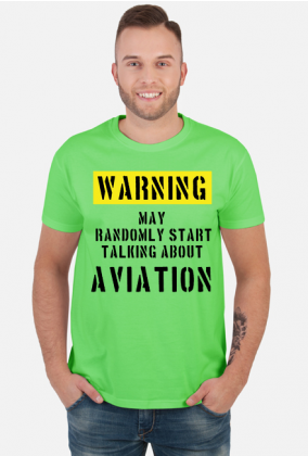 Prezent dla pilota, gadżety lotnicze, koszulka dla pilota. Koszulka z samolotem. Lotnictwo.
