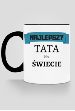 kubek, kolorowe ucho - dzień ojca, najlepszy tata