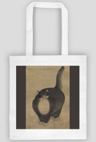 Kot torba, yes i’m perfect biała