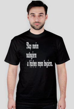 "T-shirt Rap moim nałogiem a hiphop mym bogiem "