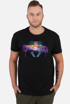 Space dogo - Vaporwave style