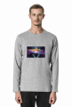 Longsleeve Space dogo - Vaporwave style