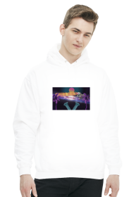 Bluza z kapturem Space dogo - Vaporwave style