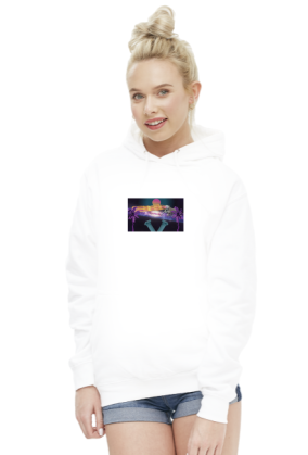 Bluza damska - Space dogo - Vaporwave style