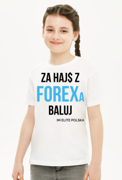 Koszulka dziecięca BALUJ dla dziewczynki biała