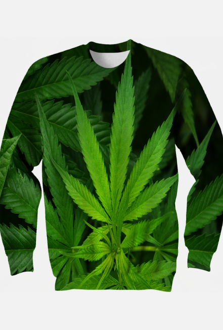 Bluza fulprint Ganja THC Marihuana