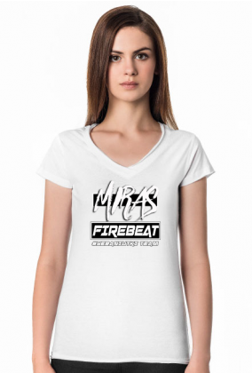 koszulka Firebeat & Miras - Damska Biała
