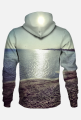 DreamWear Bluza z kapturem Zachód na plaży Męska