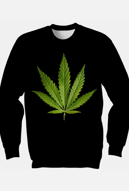 Bluza Marihuana Czarna