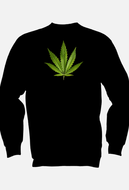 Bluza Marihuana Czarna