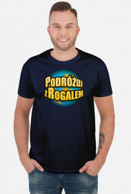 T-shirt - 'Podróżuj z Rogalem' - Toporny Dżuls Merch