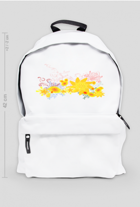 Plecak szkolny Kwiaty