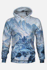 Bluza z kapturem "FULL PRINT - MOUNTAINS"