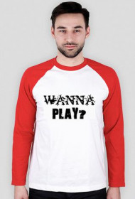 PLAY - longsleeve czerwono-biały