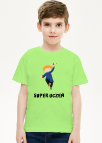 koszulka chłopięca - super uczeń