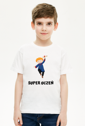 koszulka chłopięca - super uczeń