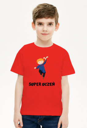 koszulka chłopięca - super uczeń